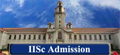 IISc Admission 2024