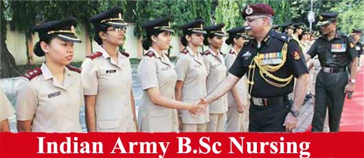 Indian Army B.Sc Nursing 2023