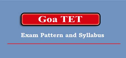 Goa TET Admission 2022
