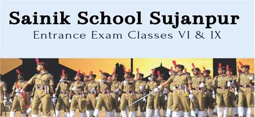 Sainik School Sujanpur Tira Admission 2022