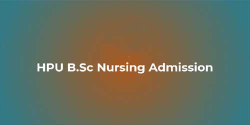 HPU B.Sc Nursing 2022