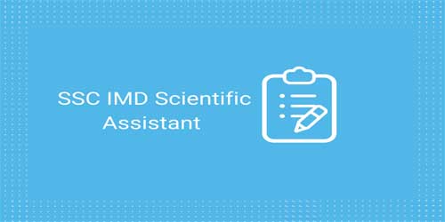 SSC IMD Scientific Assistant 2023